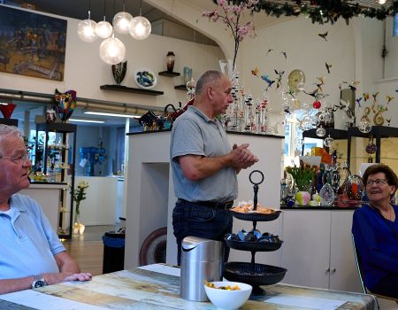 5 juni 2025 Senioren excursie Glasblazerij Martorell in Laren